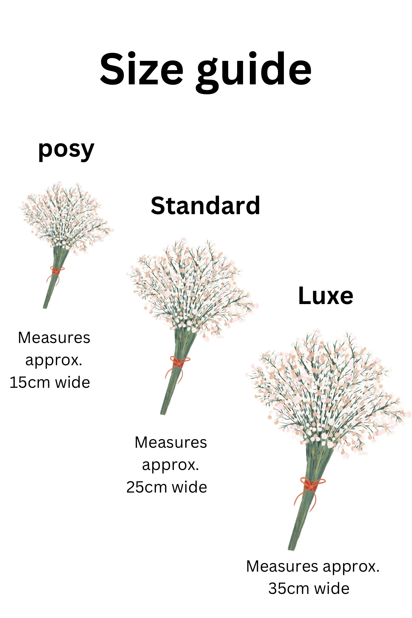 Nia dried flower bridesmaid bouquet - Image 3