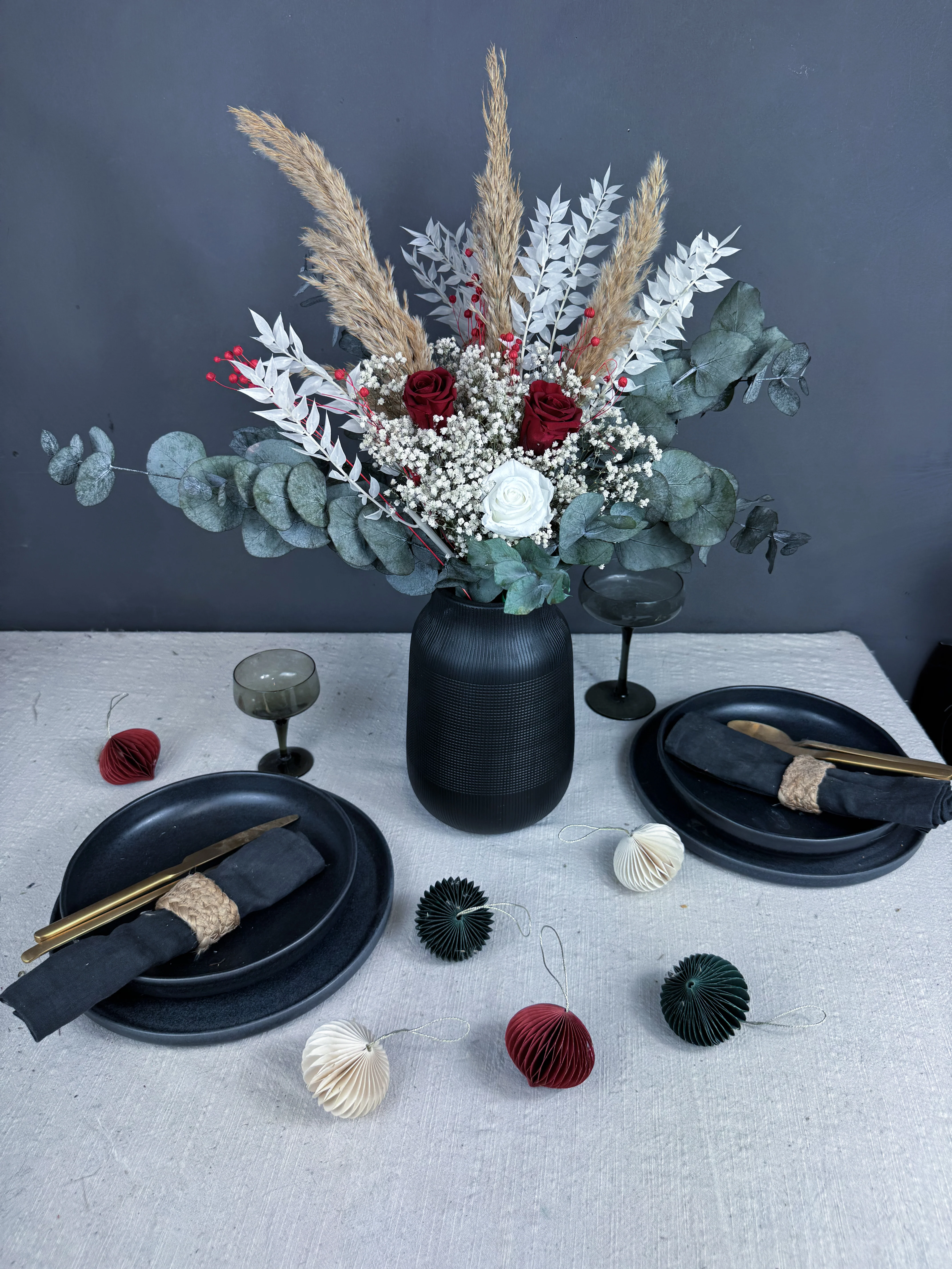 Ruby Dried Flower Bouquet - Image 3